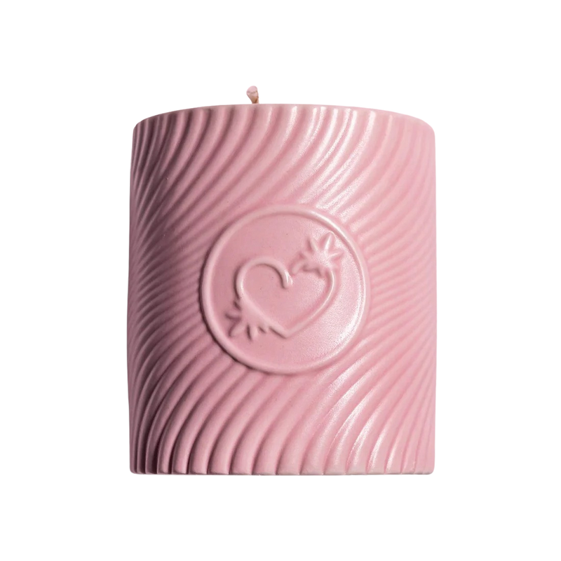 PINK MASSAGE CANDLE | Strawberries & Champagne Tester