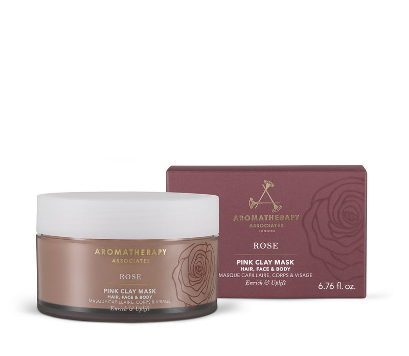 Rose Pink Clay Mask -Hair, Face & Body 200ml