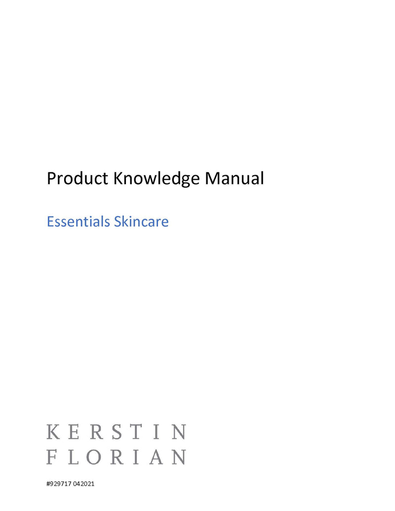Essentials Skincare PK Manual