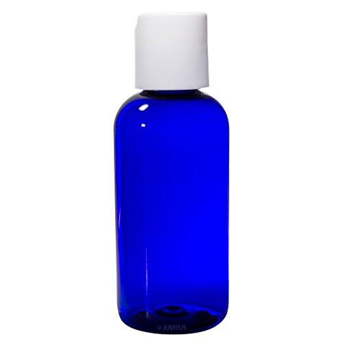 Plastic Pet Bottle (blank cobalt blue) 4oz 118ml